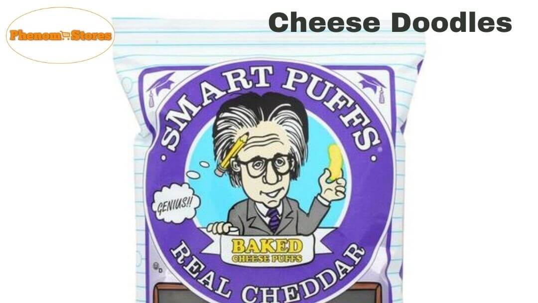 Pirate Brands Smart Puff - Real Wisconsin Cheddar - Case of 24 - 1 oz.