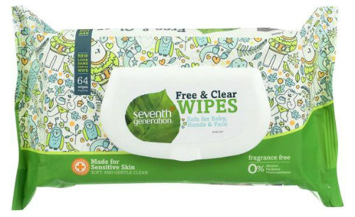 Seventh Generation Baby Wipes - Free and Clear - 64 Count